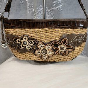 Brighton Brown and Tan Shoulder Bag